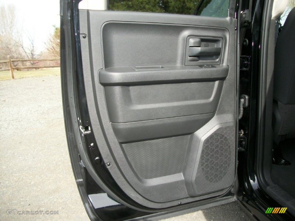 2012 Ram 1500 ST Quad Cab - Black / Dark Slate Gray/Medium Graystone photo #26