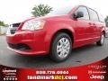 2014 Redline 2-Coat Pearl Dodge Grand Caravan SE  photo #1