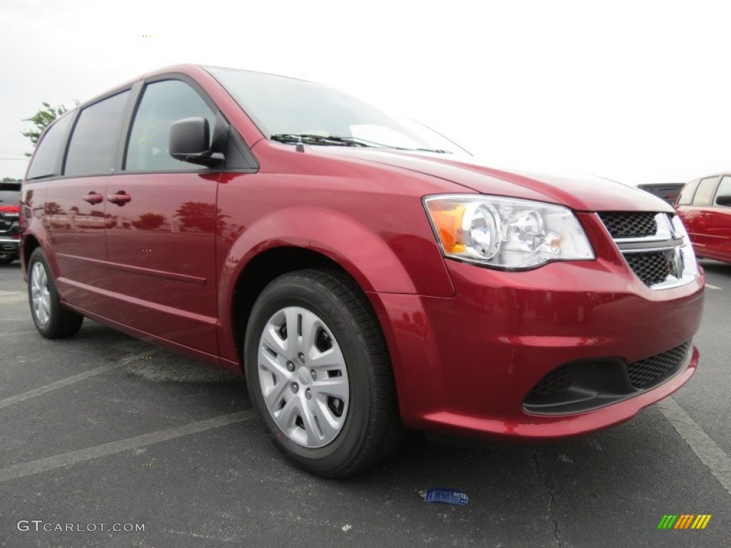 Deep Cherry Red Crystal Pearl 2014 Dodge Grand Caravan SE Exterior Photo #84598069