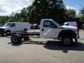 Oxford White 2014 Ford F550 Super Duty XL Regular Cab 4x4 Chassis