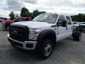 Oxford White - F550 Super Duty XL Crew Cab 4x4 Chassis Photo No. 4
