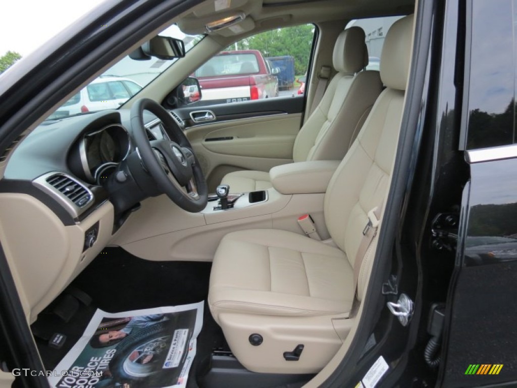 2014 Grand Cherokee Limited - Brilliant Black Crystal Pearl / New Zealand Black/Light Frost photo #6