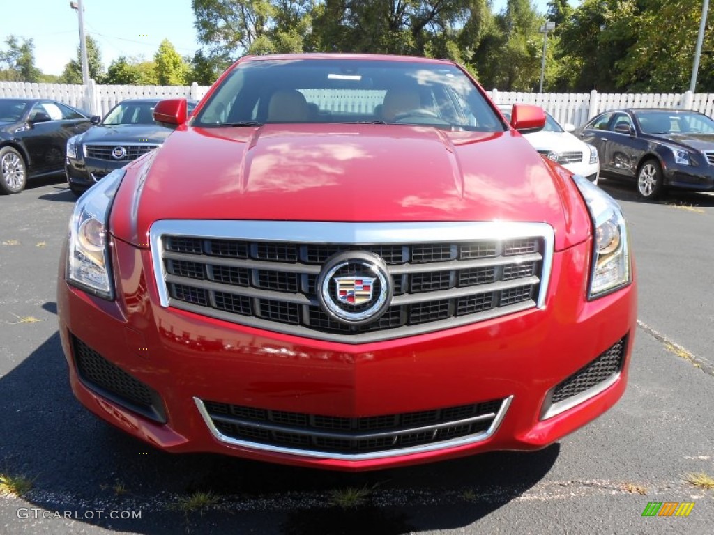 Red Obsession Tintcoat 2014 Cadillac ATS 2.0L Turbo AWD Exterior Photo #84598921