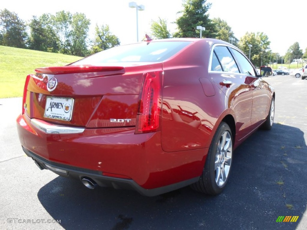 2014 ATS 2.0L Turbo AWD - Red Obsession Tintcoat / Caramel/Jet Black photo #5