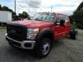 Vermillion Red - F550 Super Duty XL Crew Cab 4x4 Chassis Photo No. 4
