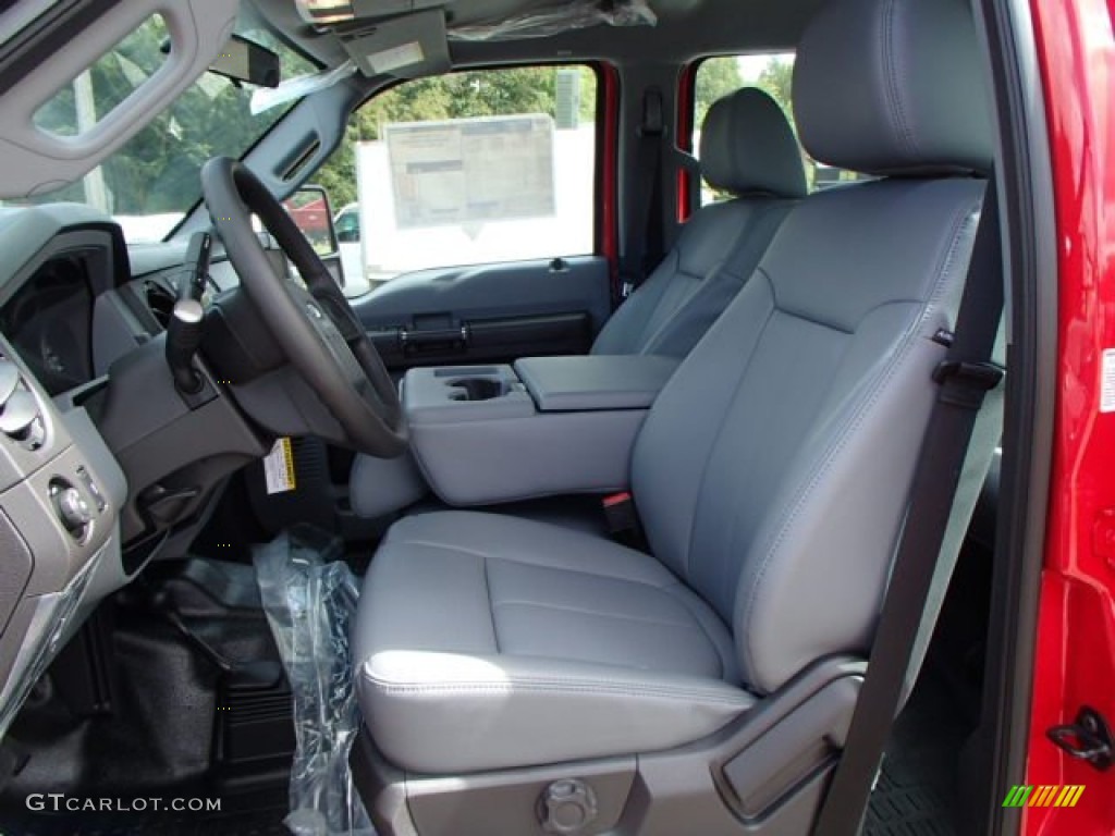 2014 Ford F550 Super Duty XL Crew Cab 4x4 Chassis Interior Color Photos