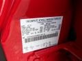F1: Vermillion Red 2014 Ford F550 Super Duty XL Crew Cab 4x4 Chassis Color Code