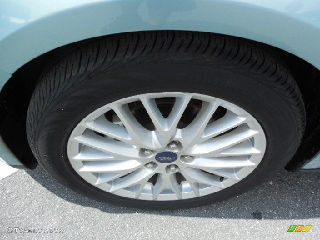 2012 Focus SEL Sedan - Frosted Glass Metallic / Stone photo #14