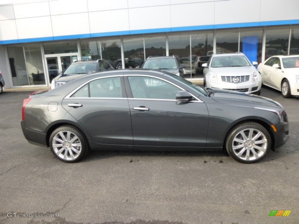 2014 ATS 2.0L Turbo AWD - Phantom Gray Metallic / Light Platinum/Jet Black photo #8
