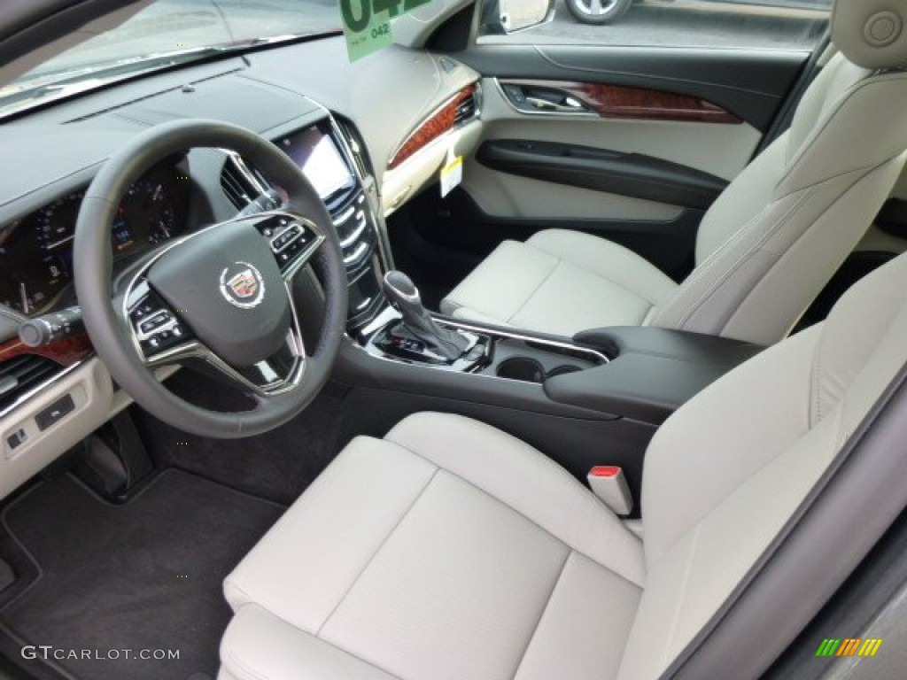 Light Platinum Jet Black Interior 2014 Cadillac Ats 2 0l