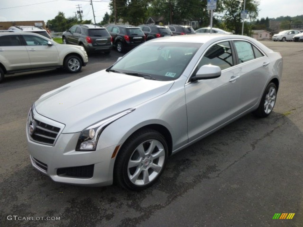 Radiant Silver Metallic 2014 Cadillac ATS 2.0L Turbo AWD Exterior Photo #84601060