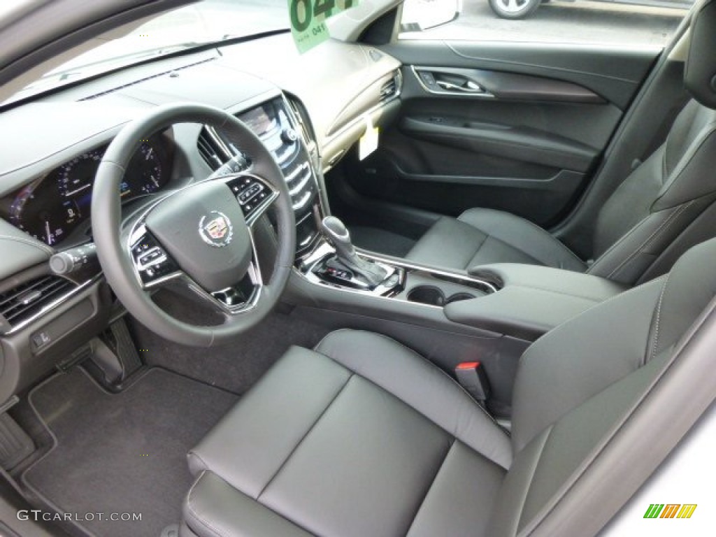 Jet Black/Jet Black Interior 2014 Cadillac ATS 2.0L Turbo AWD Photo #84601333