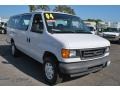 Oxford White 2004 Ford E Series Van E350 Super Duty XL 15 Passenger