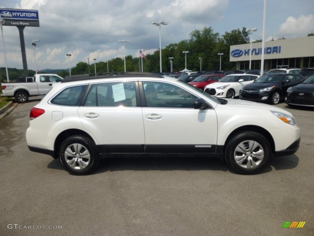 2011 Outback 2.5i Wagon - Satin White Pearl / Warm Ivory photo #8