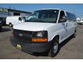 Summit White - Express LS 3500 Extended Passenger van Photo No. 7