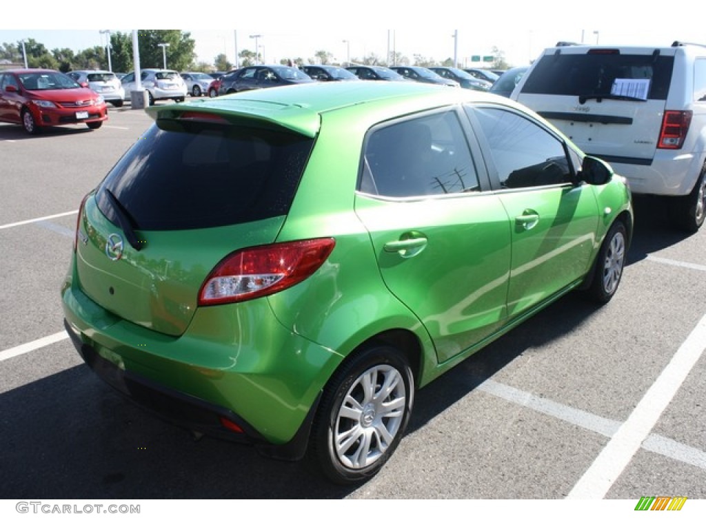 2011 MAZDA2 Sport - Spirited Green Metallic / Black photo #2