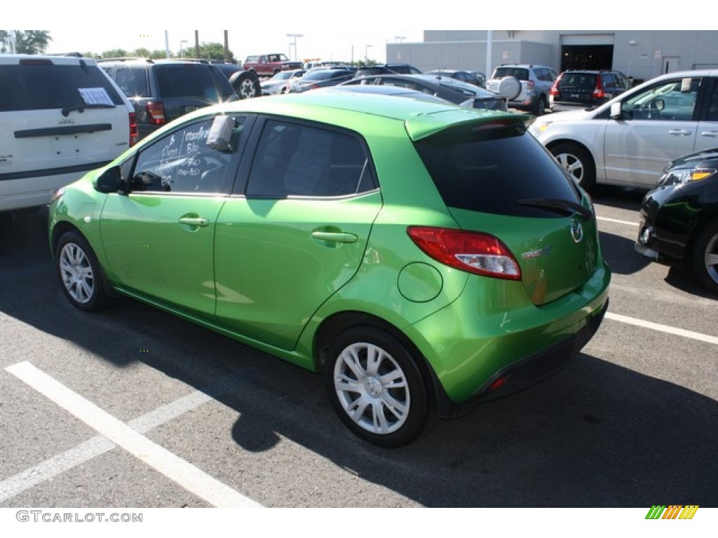 2011 MAZDA2 Sport - Spirited Green Metallic / Black photo #3