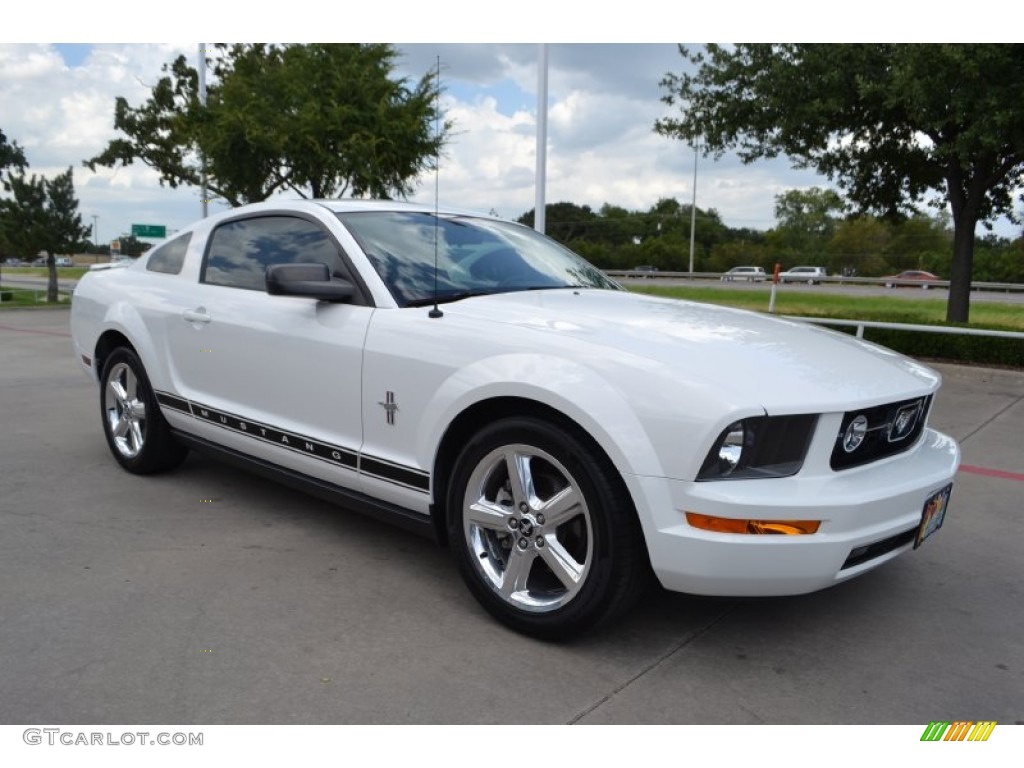 Performance White 2008 Ford Mustang V6 Premium Coupe Exterior Photo #84605200