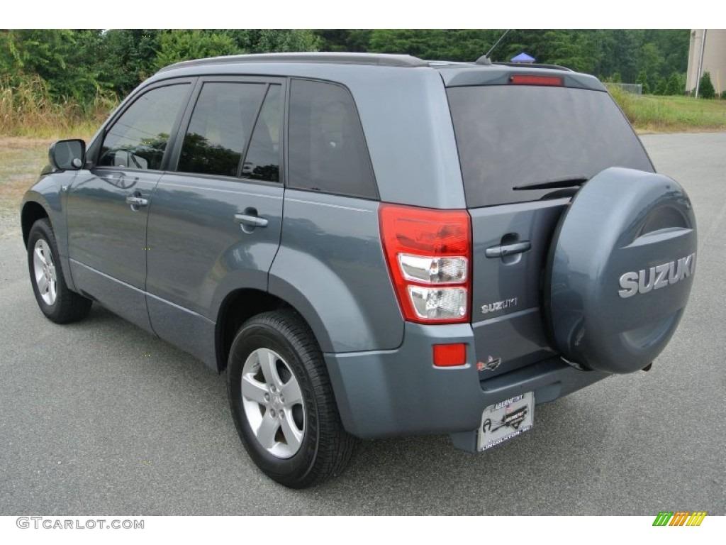 2007 Grand Vitara XSport 4x4 - Azure Grey Metallic / Black photo #4