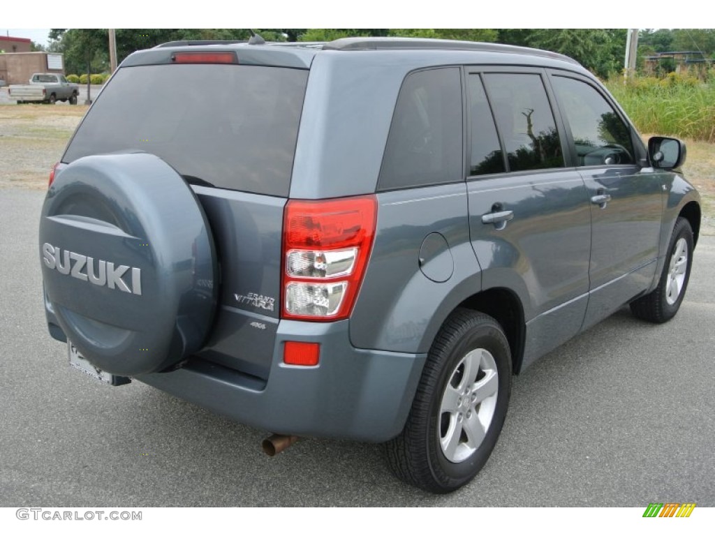 2007 Grand Vitara XSport 4x4 - Azure Grey Metallic / Black photo #5