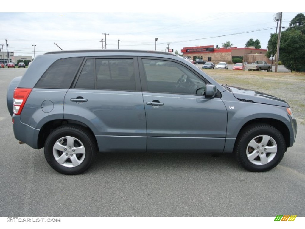2007 Grand Vitara XSport 4x4 - Azure Grey Metallic / Black photo #6