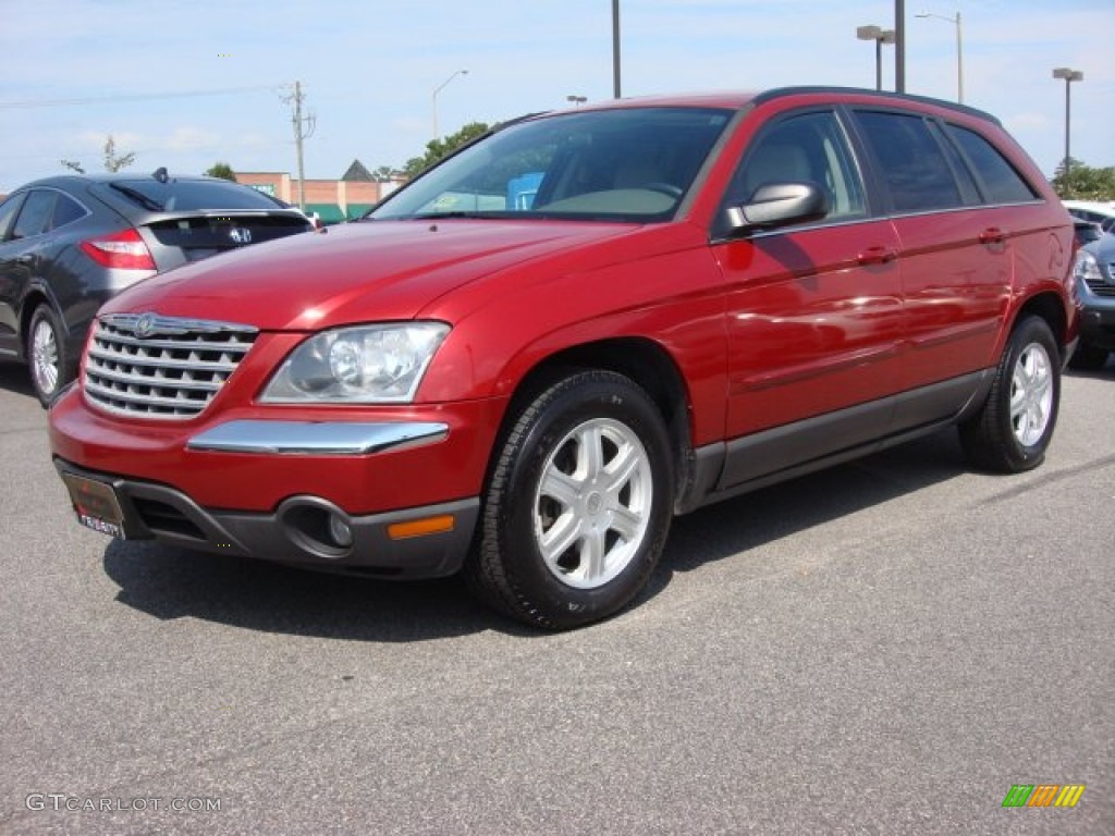 Inferno Red Crystal Pearl 2005 Chrysler Pacifica Touring Exterior Photo #84605812