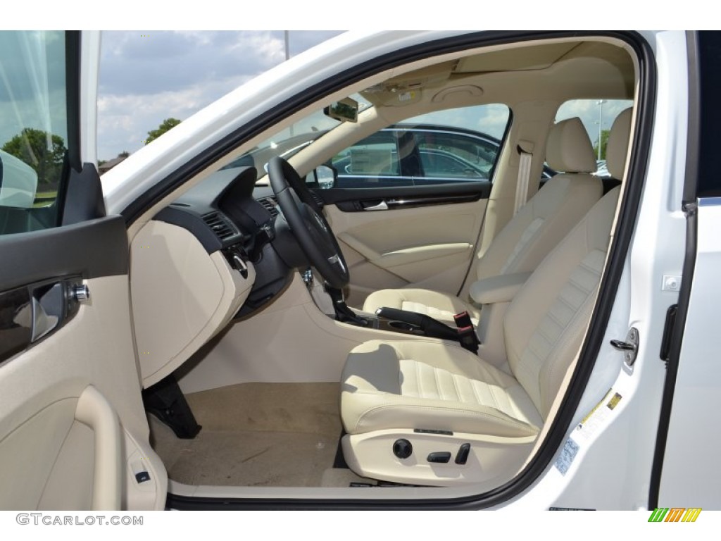 Cornsilk Beige Interior 2014 Volkswagen Passat TDI SEL Premium Photo #84605851
