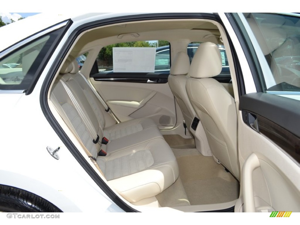 2014 Passat TDI SEL Premium - Candy White / Cornsilk Beige photo #4