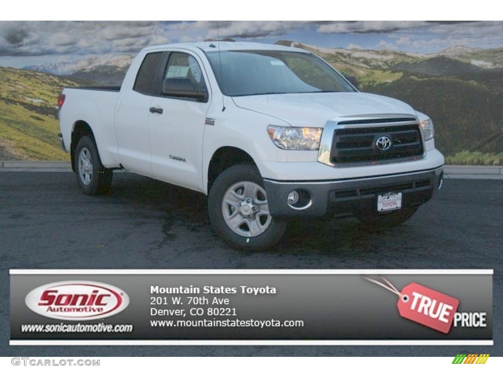 Super White Toyota Tundra