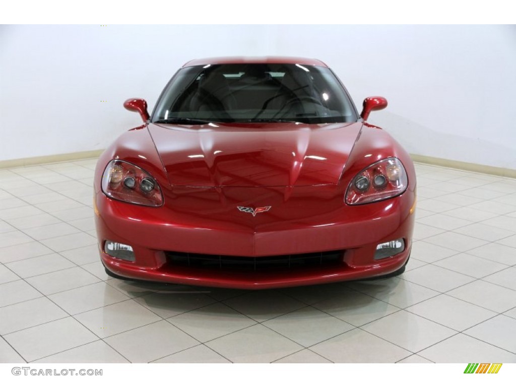 2011 Corvette Coupe - Crystal Red Tintcoat Metallic / Ebony Black photo #2
