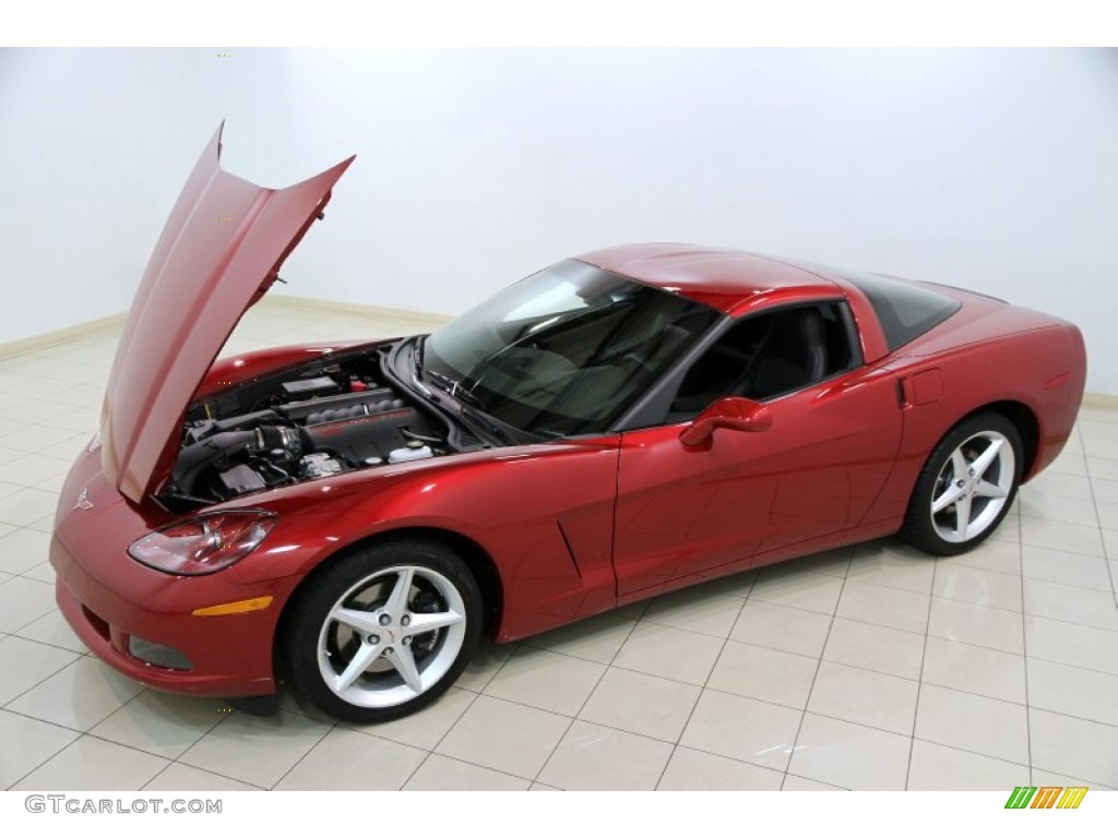 2011 Corvette Coupe - Crystal Red Tintcoat Metallic / Ebony Black photo #20