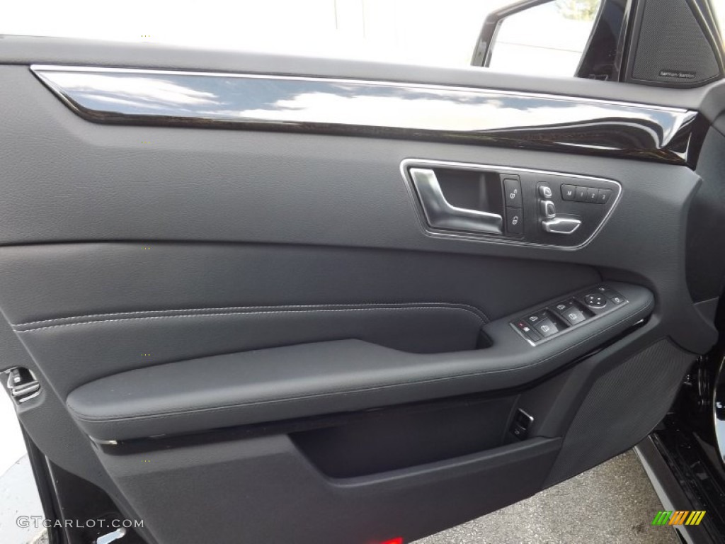 2014 E 350 4Matic Sedan - Black / Black photo #12