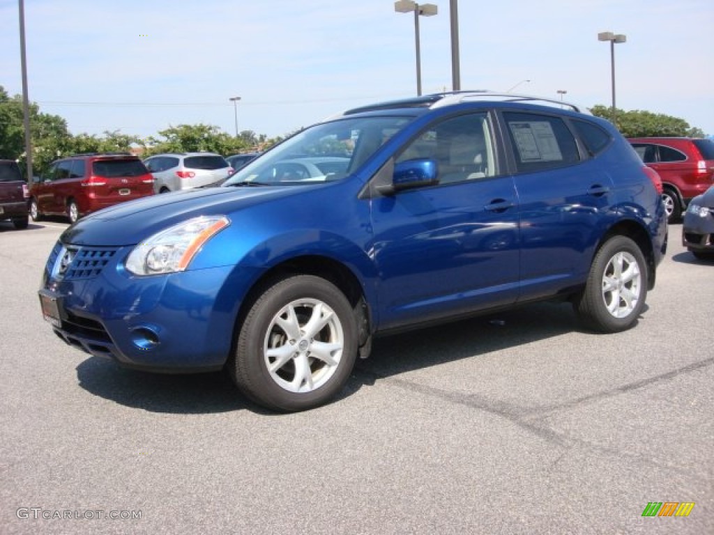 2009 Rogue SL - Indigo Blue / Gray photo #2