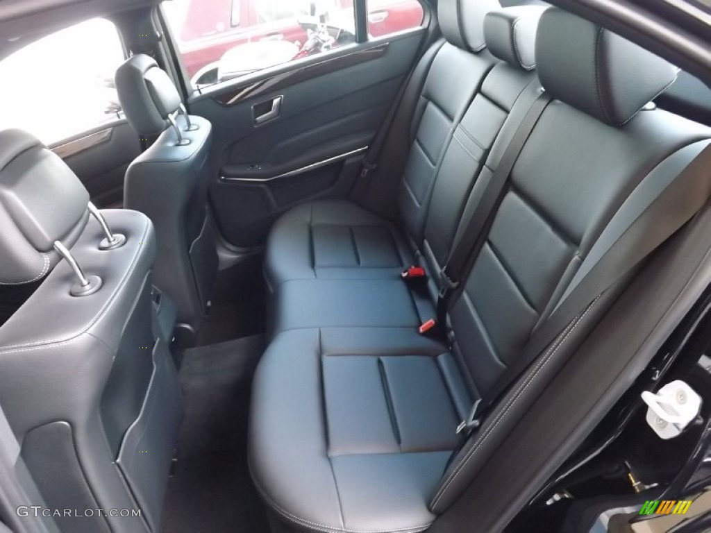 2014 E 350 4Matic Sport Sedan - Black / Black photo #6