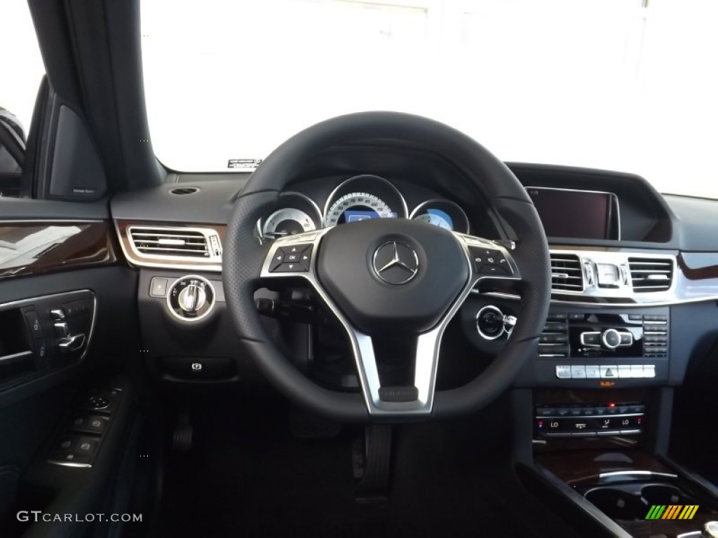 2014 E 350 4Matic Sport Sedan - Black / Black photo #7