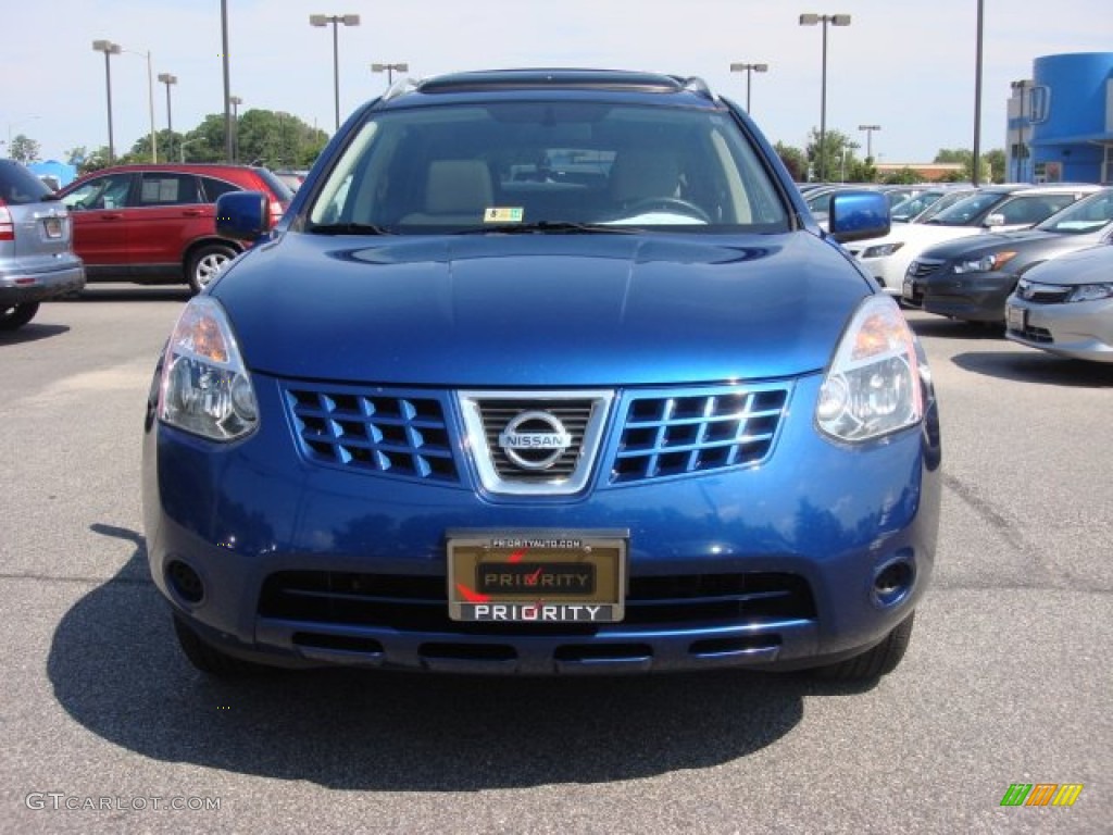 2009 Rogue SL - Indigo Blue / Gray photo #7