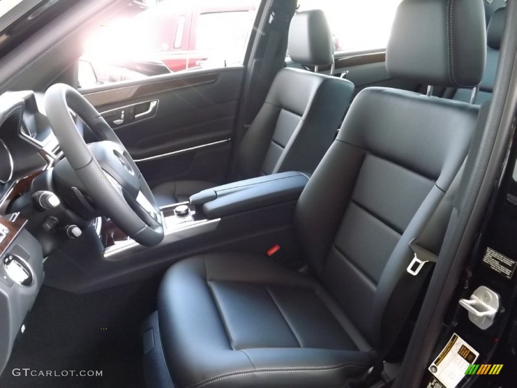 2014 E 350 4Matic Sport Sedan - Black / Black photo #11