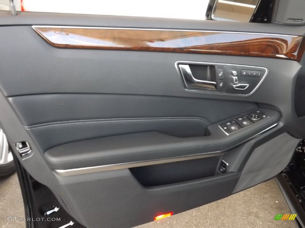2014 E 350 4Matic Sport Sedan - Black / Black photo #12