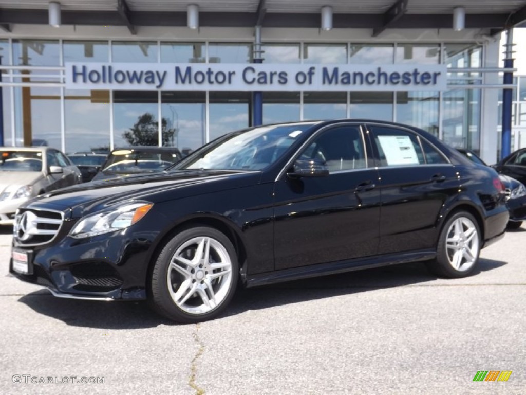 2014 E 350 4Matic Sport Sedan - Black / Black photo #1