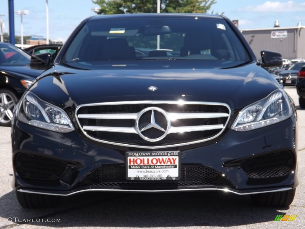 2014 E 350 4Matic Sport Sedan - Black / Black photo #2