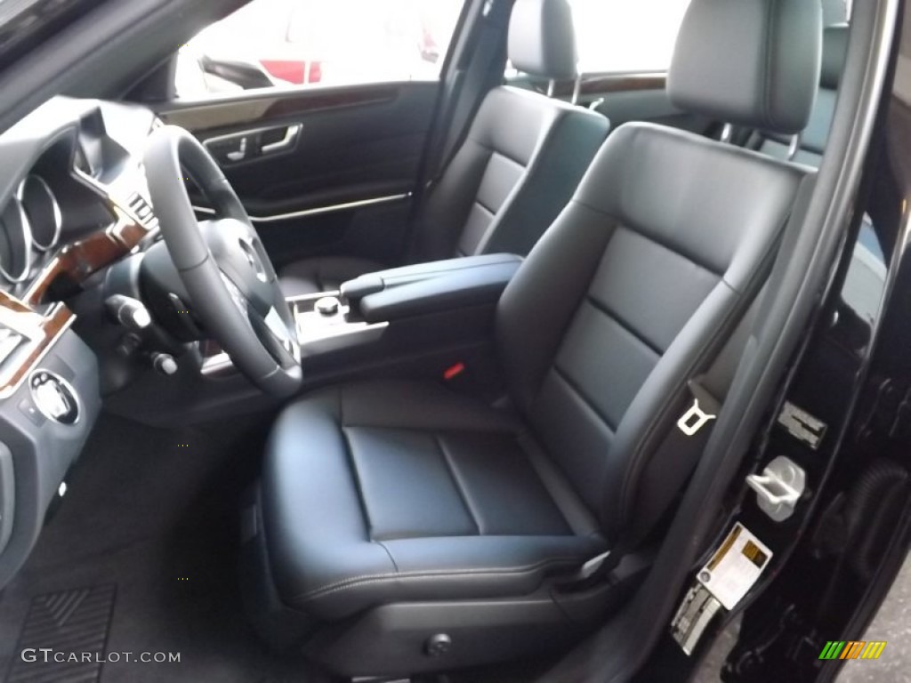 2014 E 350 4Matic Sport Sedan - Black / Black photo #9