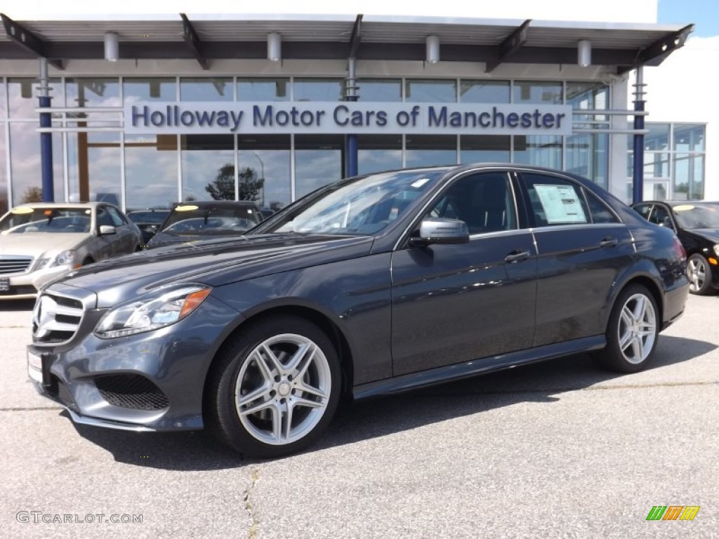 2014 E 350 4Matic Sport Sedan - Steel Gray Metallic / Black photo #1