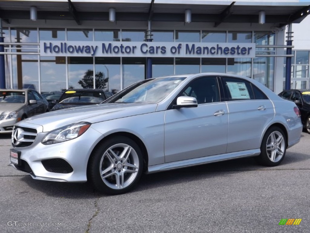 2014 E 350 4Matic Sport Sedan - Iridium Silver Metallic / Black photo #1