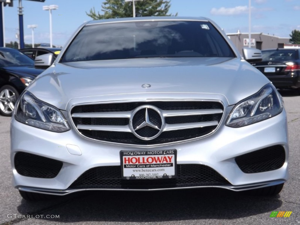 2014 E 350 4Matic Sport Sedan - Iridium Silver Metallic / Black photo #2