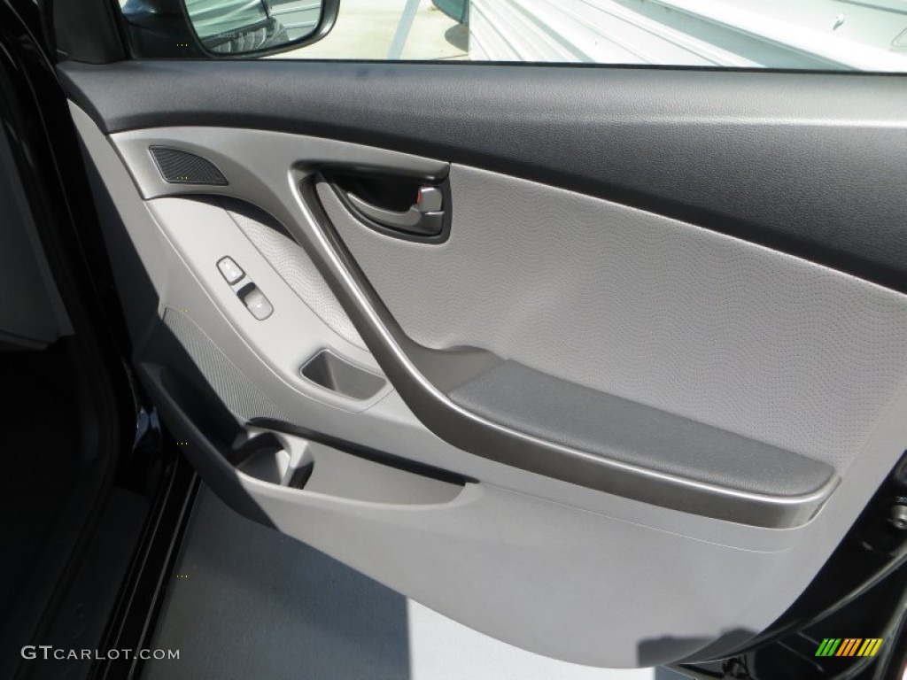 2013 Elantra Limited - Black / Gray photo #16