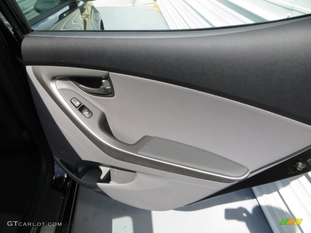 2013 Elantra Limited - Black / Gray photo #19