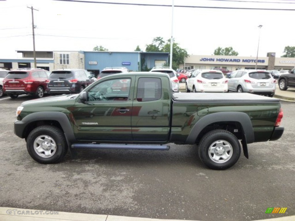 2012 Tacoma V6 Access Cab 4x4 - Spruce Green Mica / Graphite photo #8