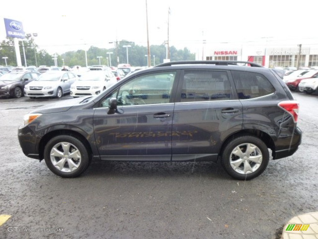 2014 Forester 2.5i Limited - Dark Gray Metallic / Platinum photo #4