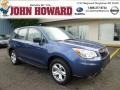 2014 Marine Blue Pearl Subaru Forester 2.5i  photo #1