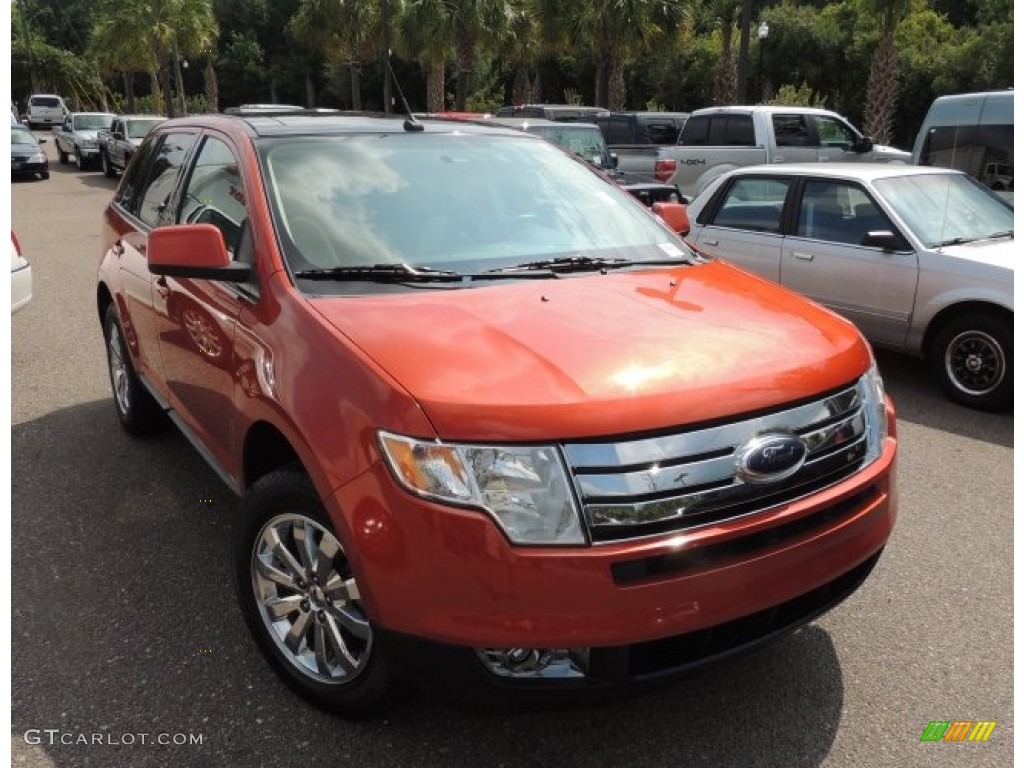 Blazing Copper Metallic Ford Edge